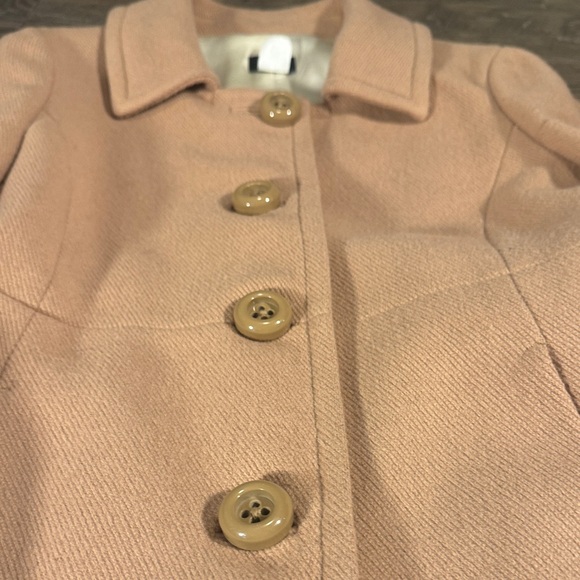 J. Crew Women's Tan Wool Blend Coat - Size 4 - Picture 5 of 11